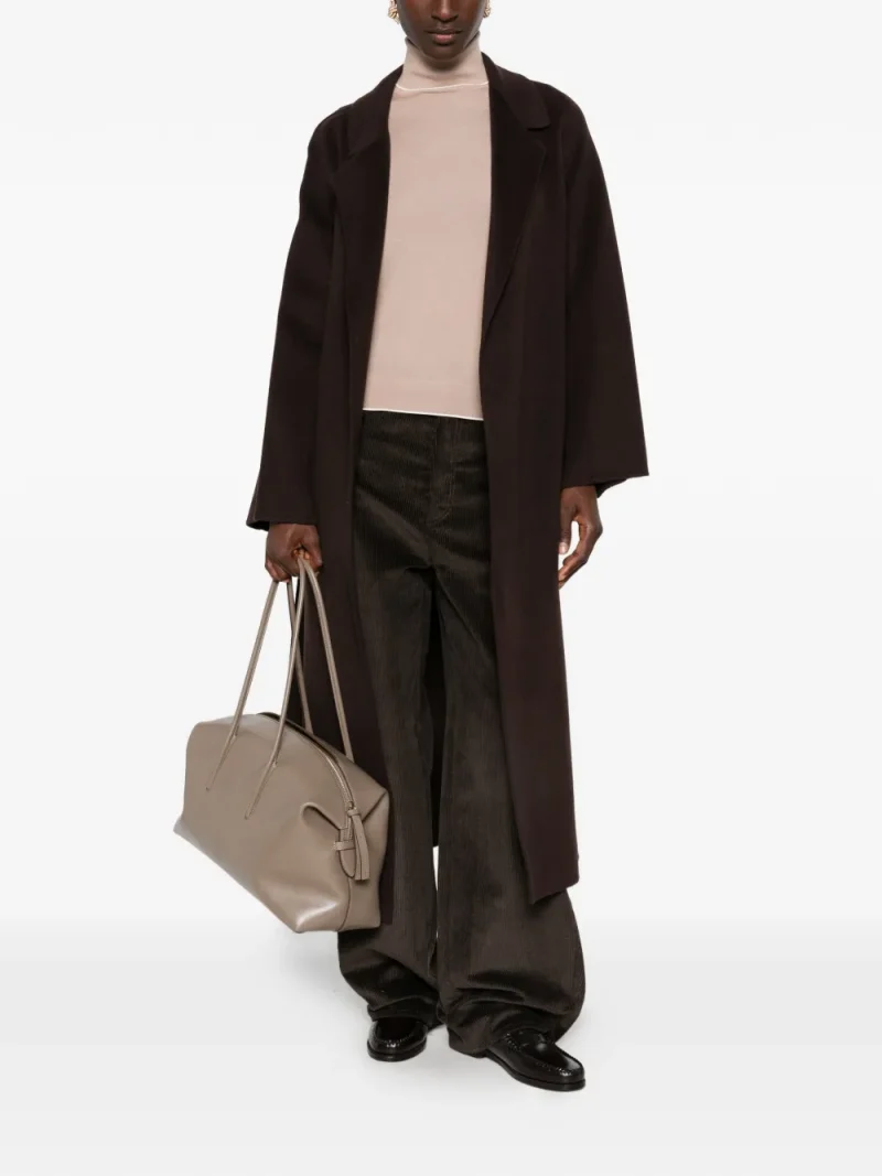 Maleta Eleventy Roll-Neck Wool bej - imagine 4