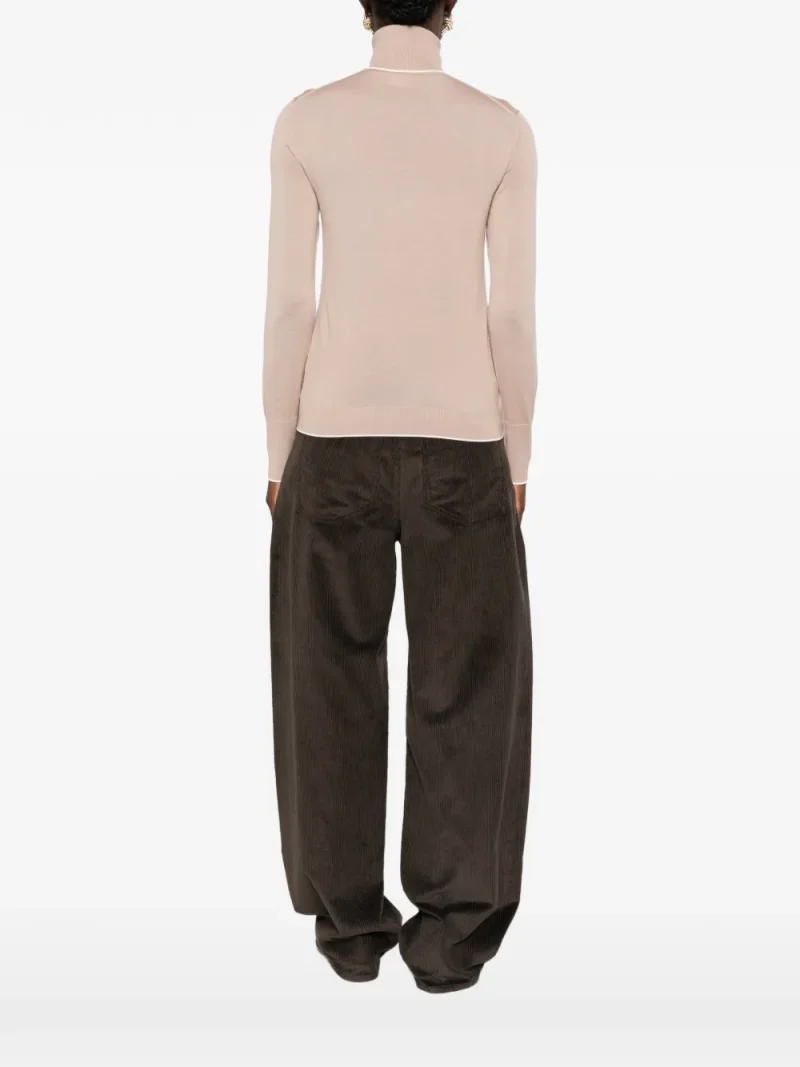 Alternative view of Maleta Eleventy Roll-Neck Wool bej