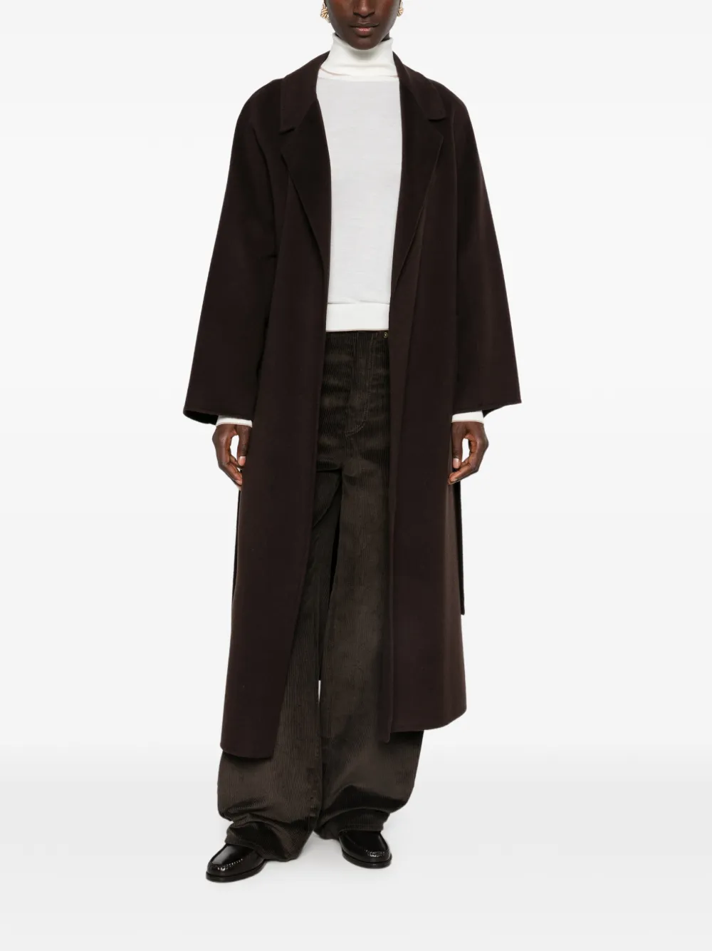Maleta Eleventy Roll-Neck Wool ecru - imagine 4