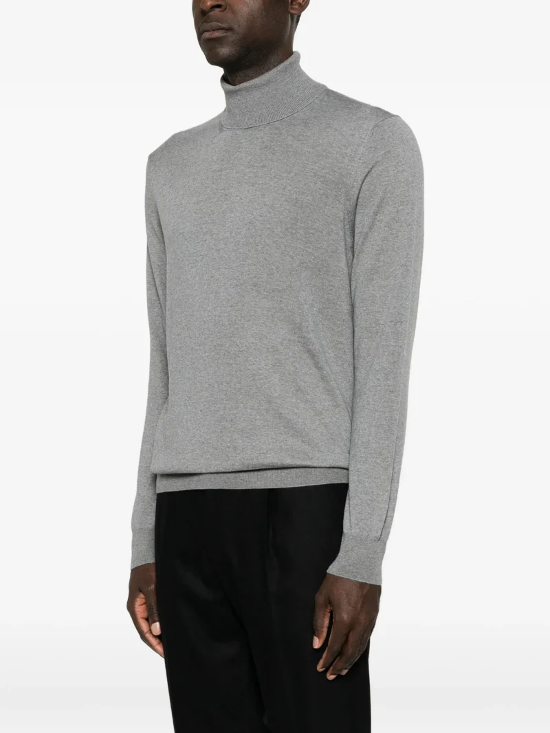 Maleta Gran Sasso Roll-Neck gri - imagine 3