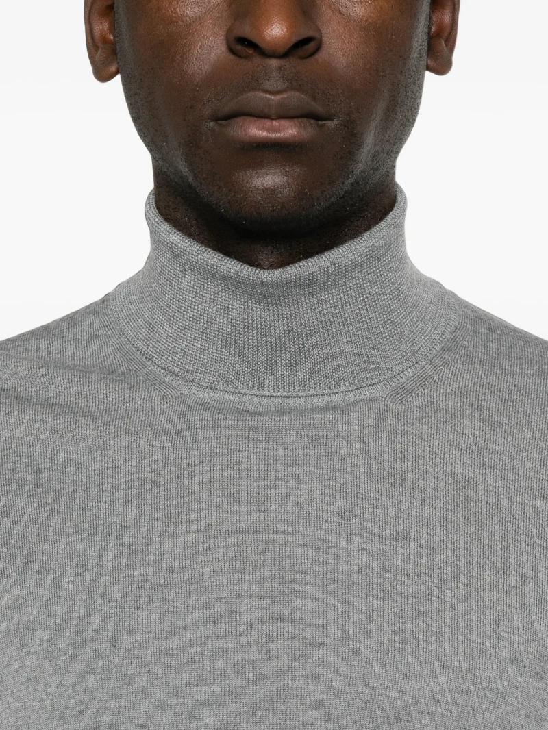 Maleta Gran Sasso Roll-Neck gri - imagine 5