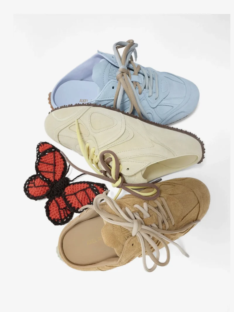 Mules Axel Arigato slow lace-up bej - imagine 4