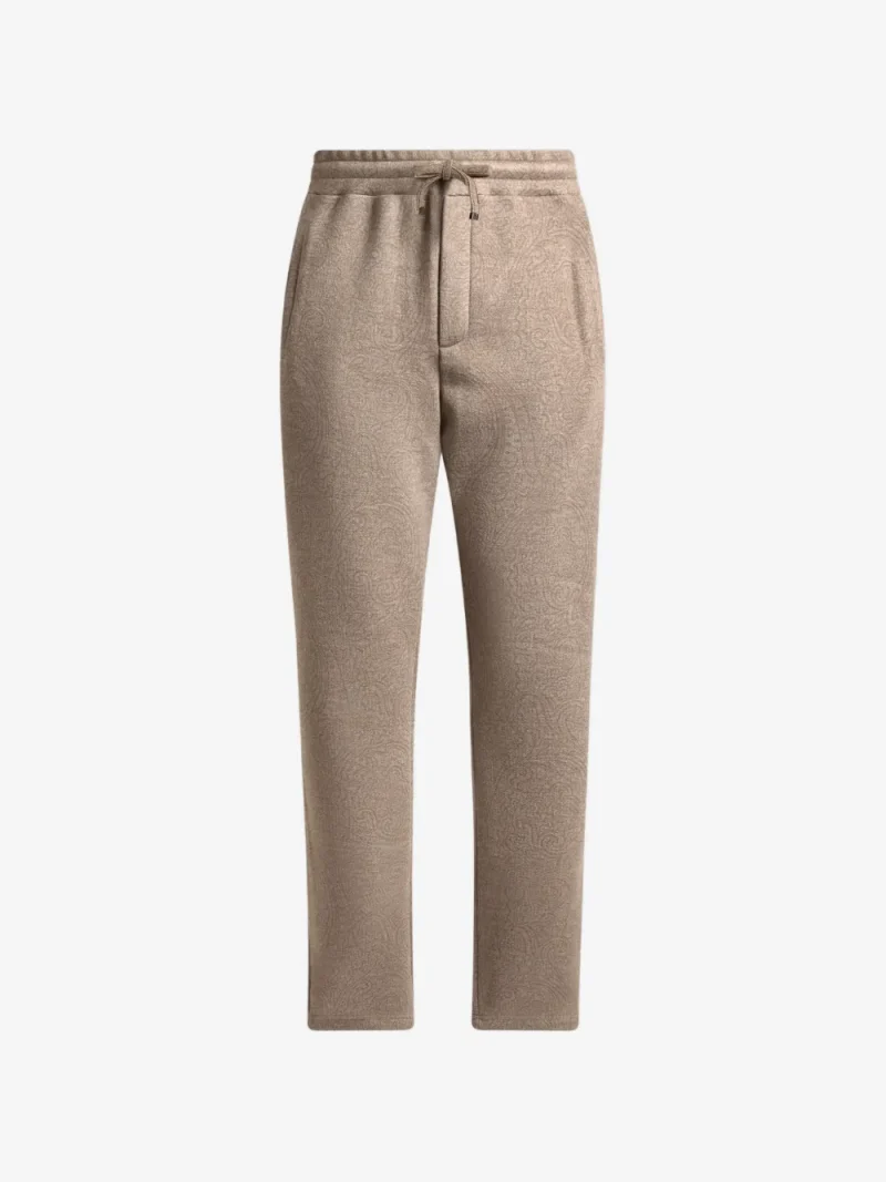 Pantaloni ETRO Arnica-Motif Jacquard bej