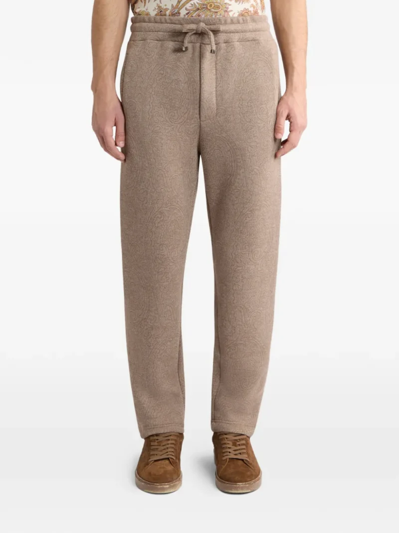 Pantaloni ETRO Arnica-Motif Jacquard bej - imagine 3