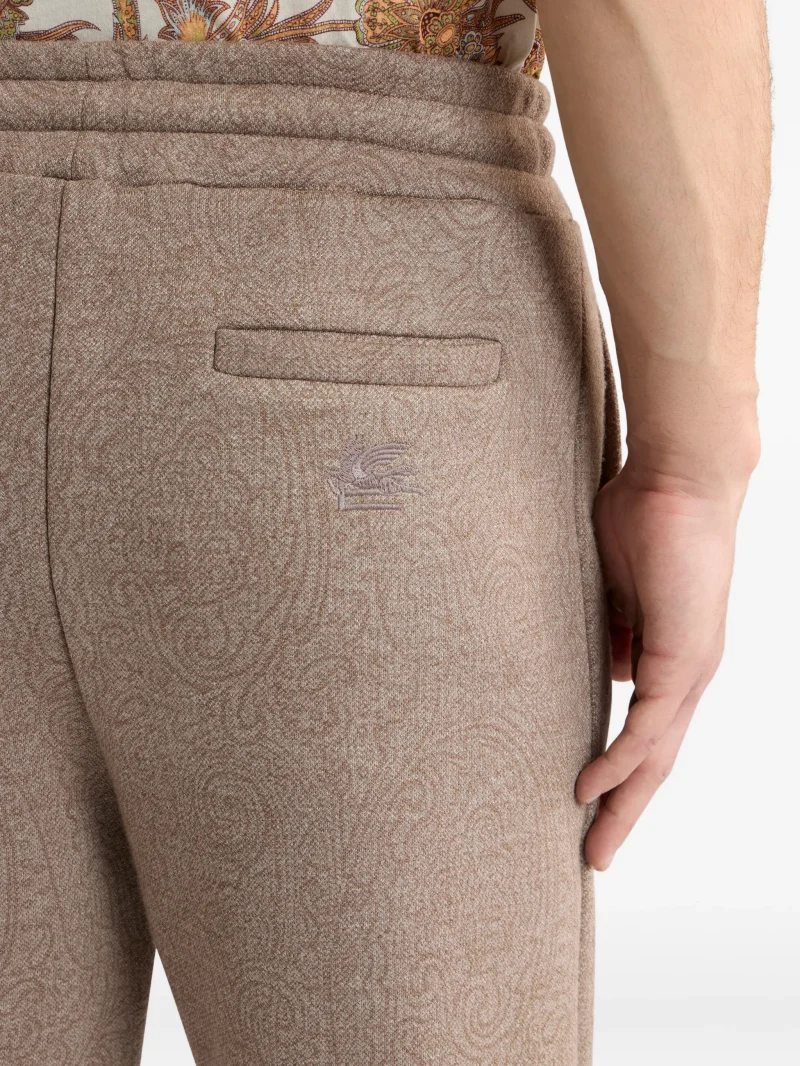 Pantaloni ETRO Arnica-Motif Jacquard bej - imagine 5