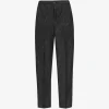 Pantaloni ETRO Paisley-Print Pleated gri