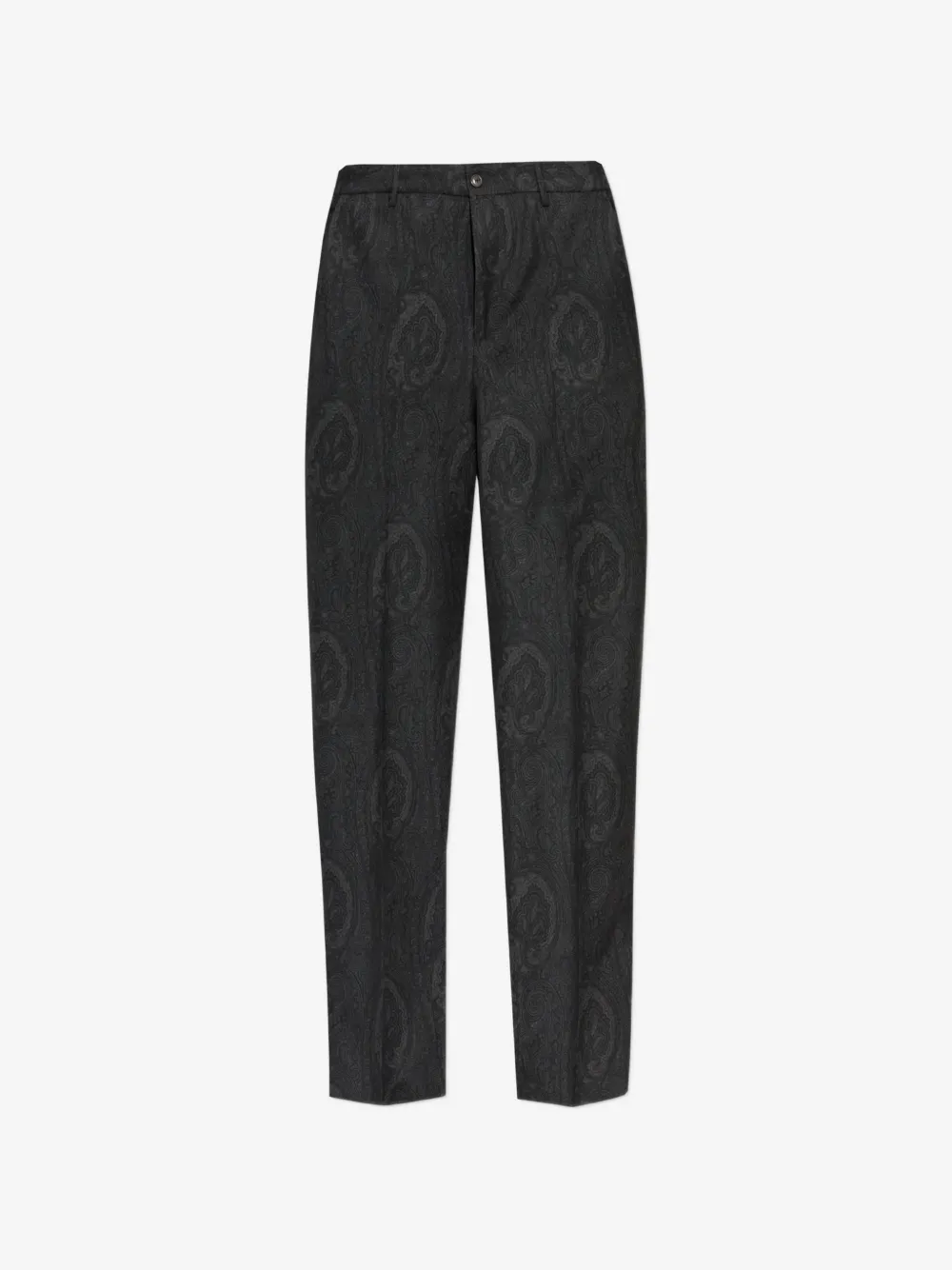 Pantaloni ETRO Paisley-Print Pleated gri
