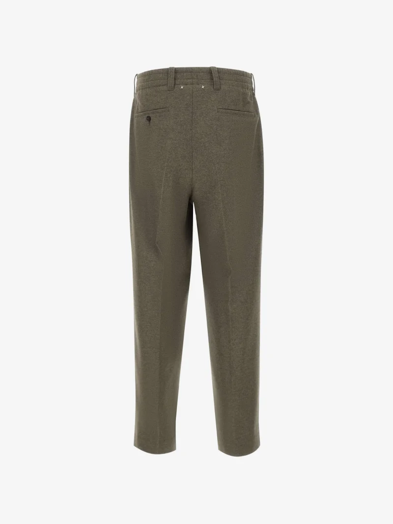 Alternative view of Pantaloni Golden Goose Pleated Wool bej