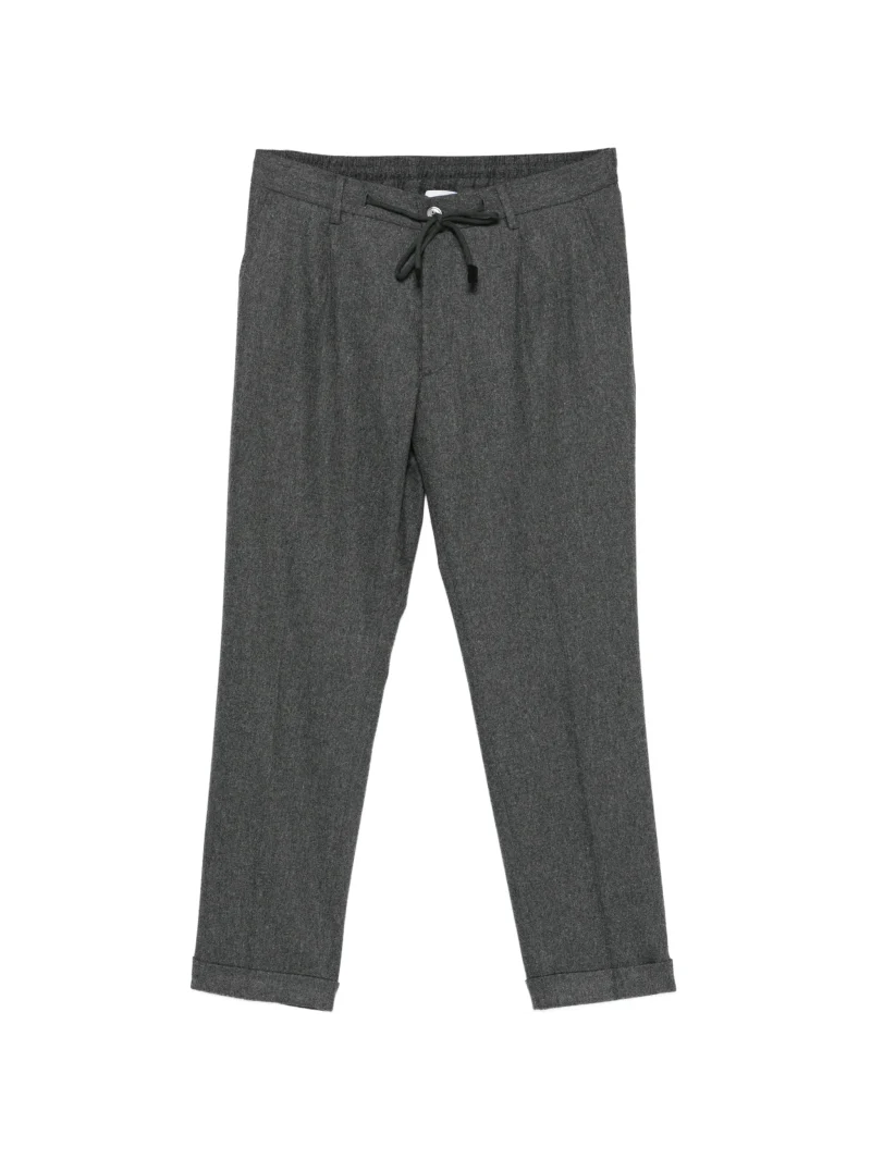 Pantaloni Gran Sasso Drawstring Cuffed gri