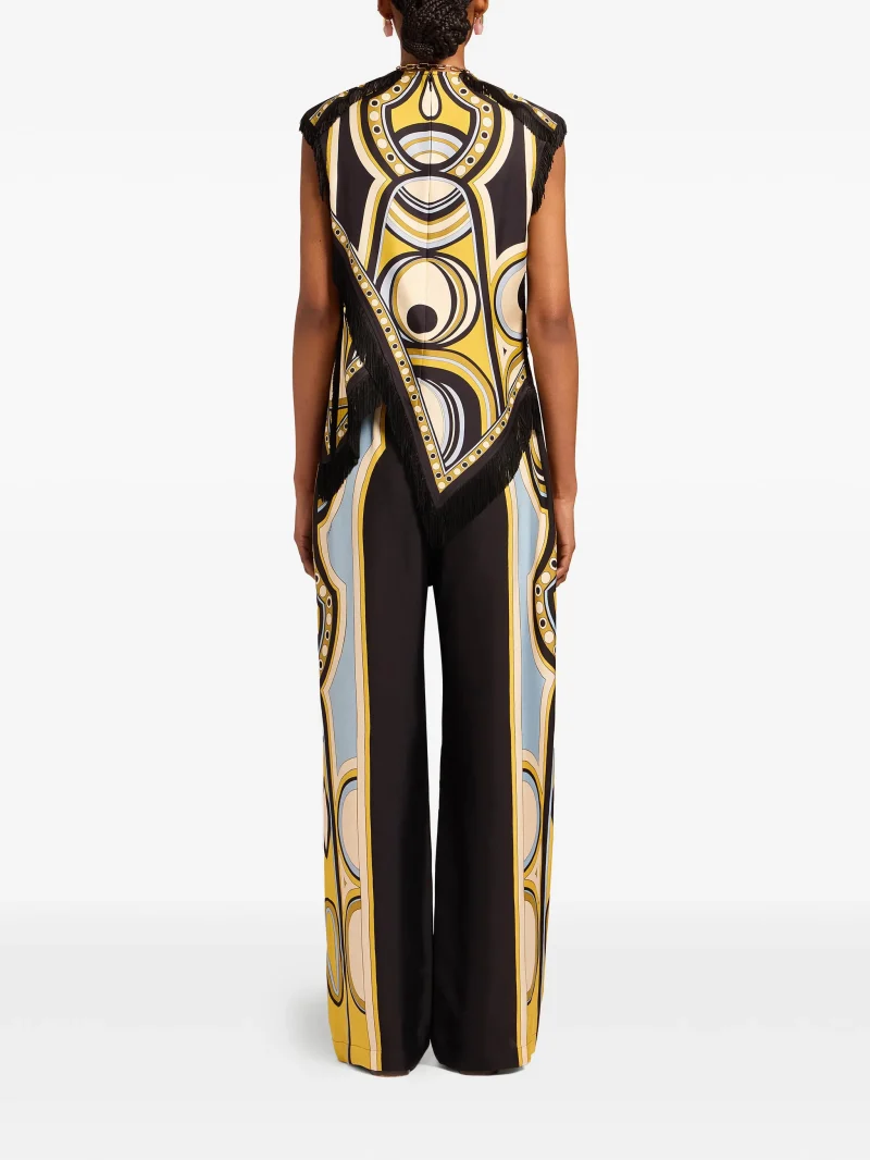 Pantaloni La DoubleJ Club Pants Placee'multicolor - imagine 3