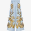 Pantaloni La DoubleJ Palazzo Placee albastru
