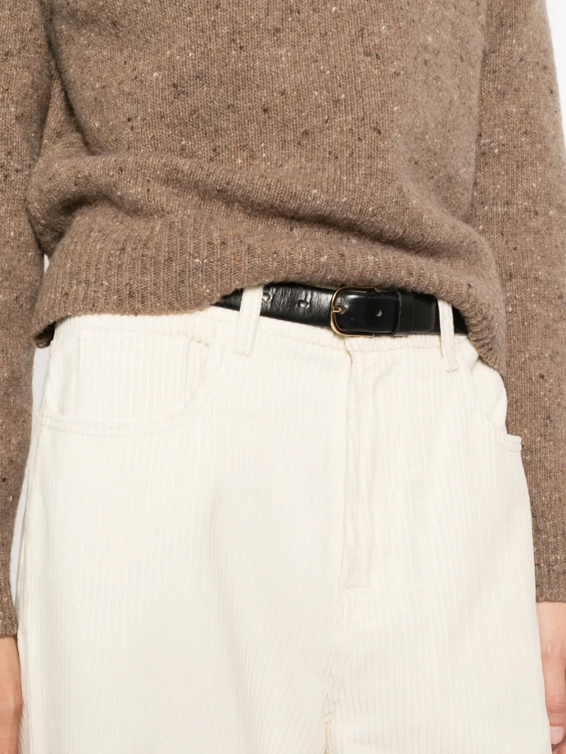 Pantaloni Rohe Corudroy ecru - imagine 5