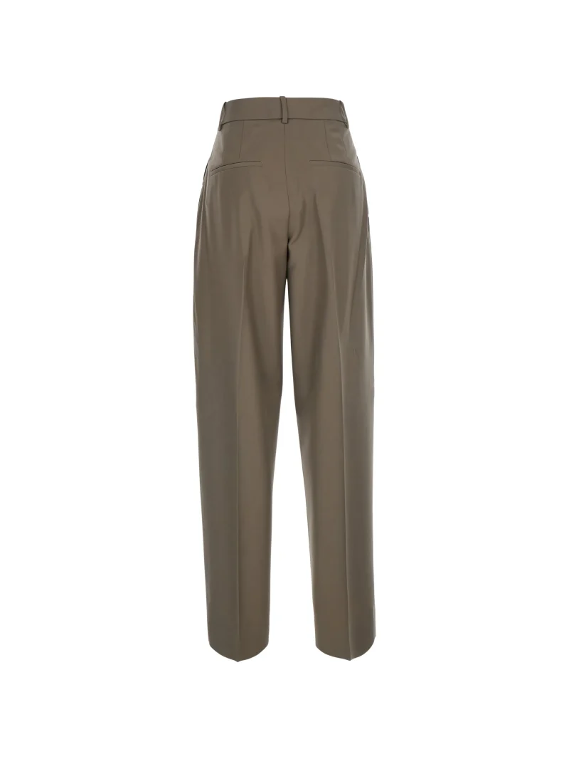 Alternative view of Pantaloni Rohe Daria Pleated maro