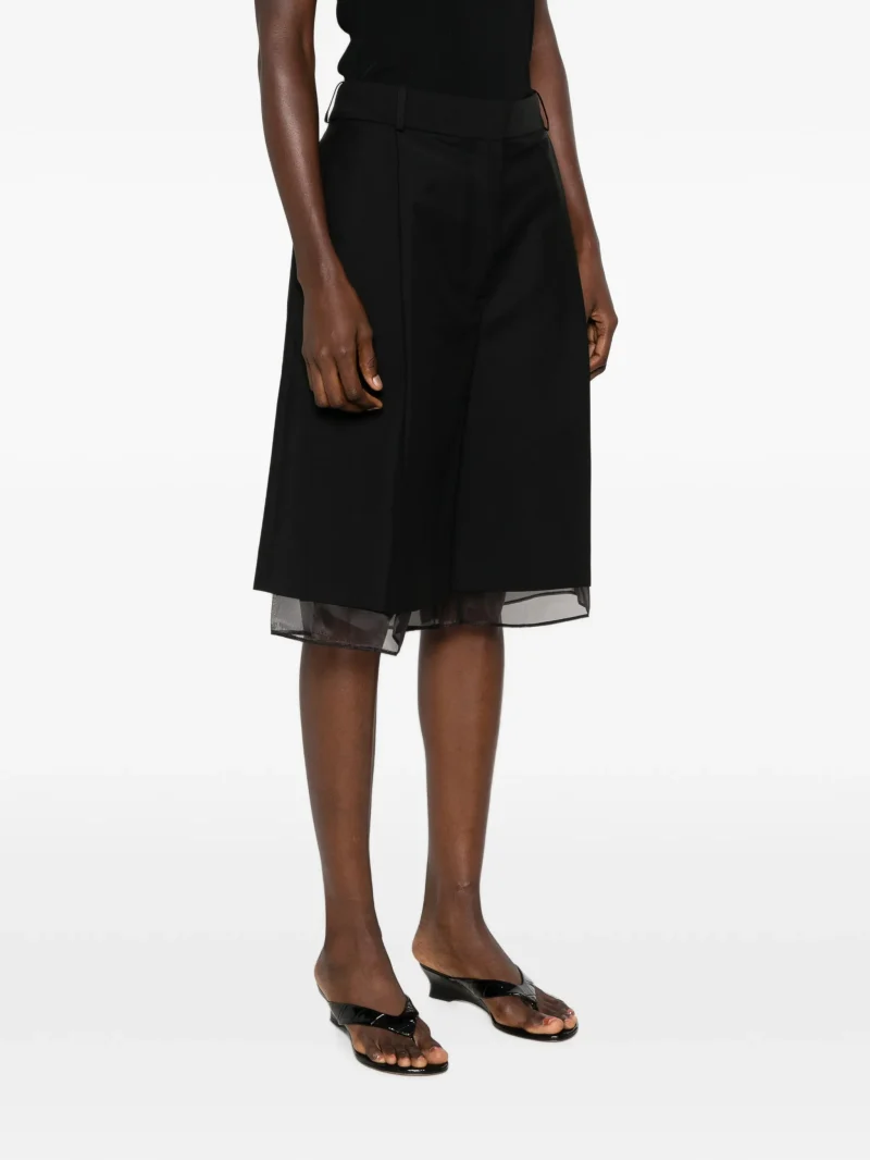Pantaloni scurti Rohe Concealed-Fastening negru - imagine 3