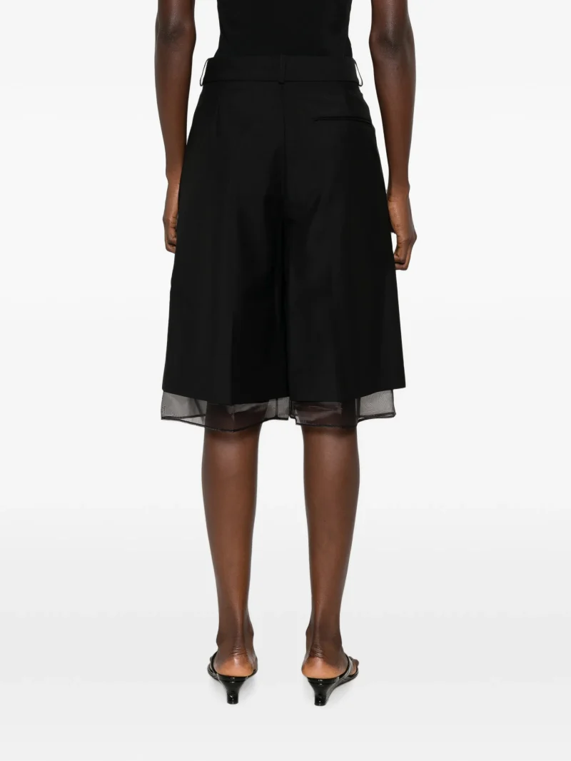 Alternative view of Pantaloni scurti Rohe Concealed-Fastening negru