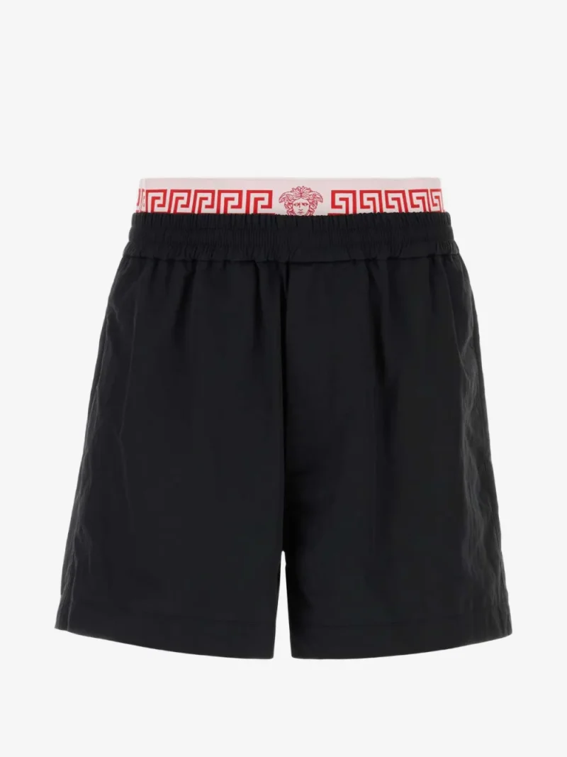 Pantaloni scurti Versace Greca Medusa Bermuda negru