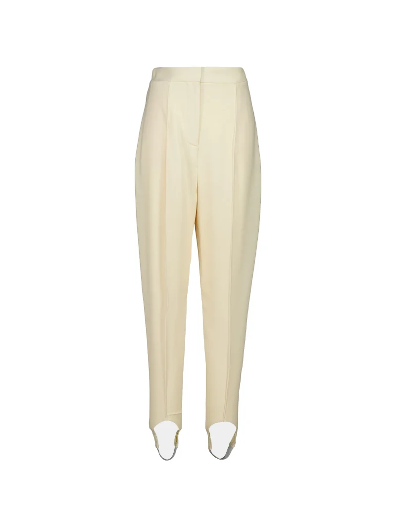 Pantaloni Stella McCartney Tapered-Fit stirrup trousers