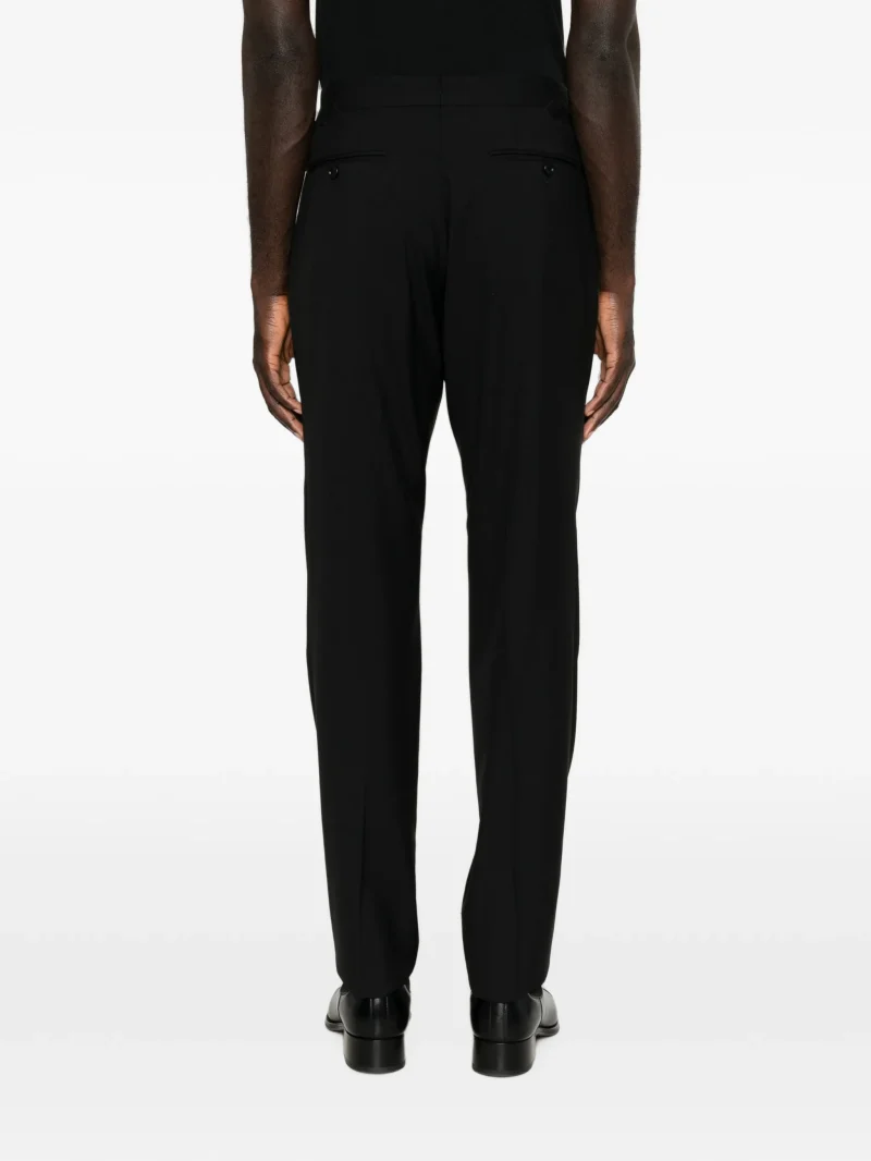 Alternative view of Pantaloni Tom Ford Buckle-Fastening Tailored negru