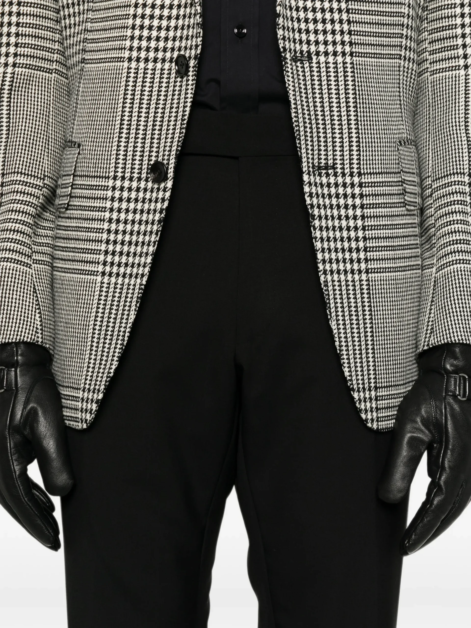 Pantaloni Tom Ford Buckle-Fastening Tailored negru - imagine 5