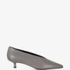 Pantofi Aeyde Clara Pointed-Yoe Leather gri