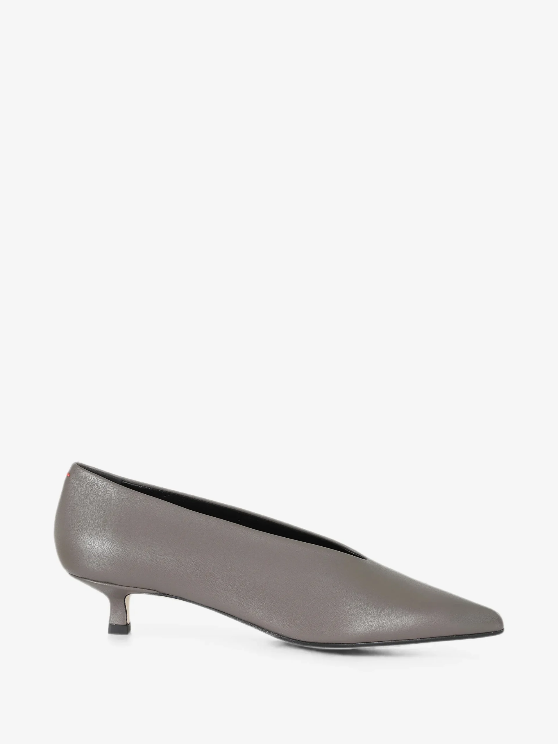 Pantofi Aeyde Clara Pointed-Yoe Leather gri