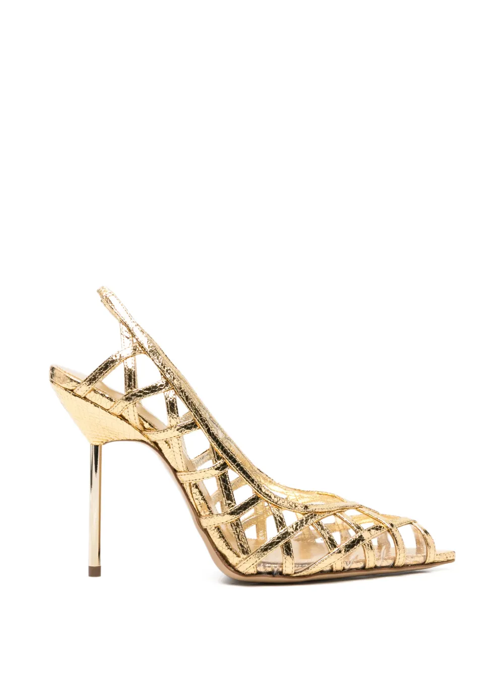 Pantofi Camilla Gabrieli Angelina Cage-Style auriu