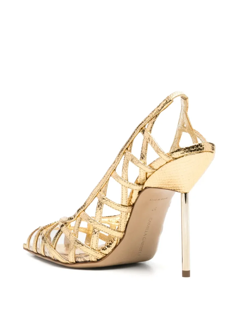 Alternative view of Pantofi Camilla Gabrieli Angelina Cage-Style auriu
