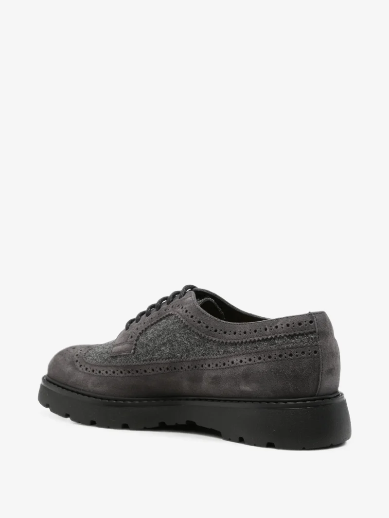 Alternative view of Pantofi Doucal's Brogue-Detail Panelled gri