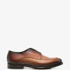 Pantofi Doucal's Deco Apron-Toe Derby maro