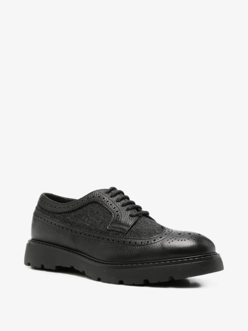 Pantofi Doucal's Ramon Brogue negru - imagine 3