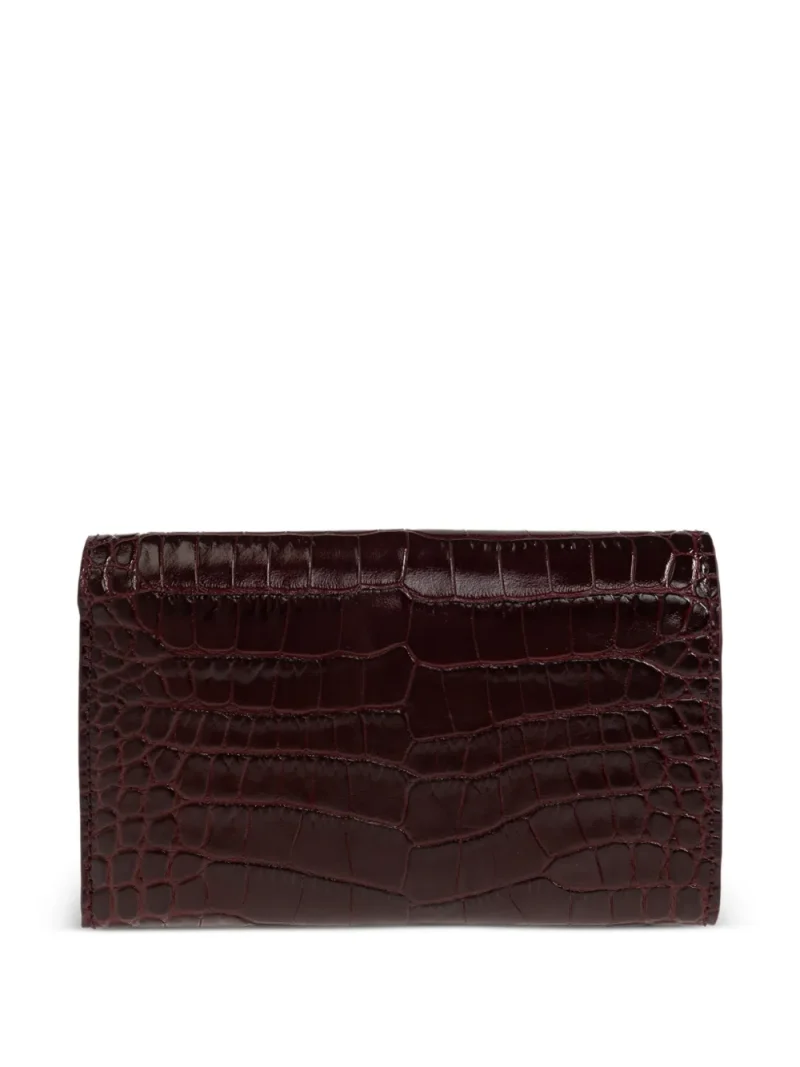 Alternative view of Portofel TOM FORD Crocodile-Effect T-clasp visiniu