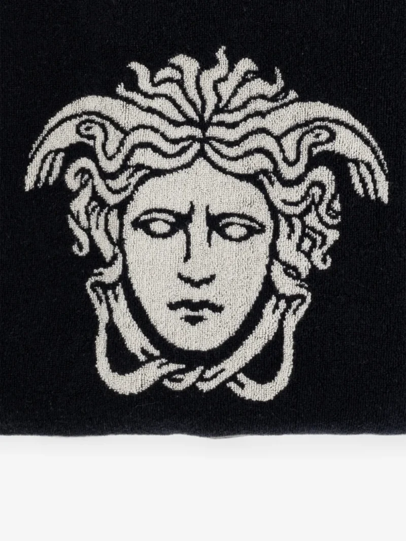 Alternative view of Prosop Versace Home Jacquard Medusa-Head Bath negru