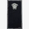 Prosop Versace Home Medusa Head-Motif Bath bleumarin