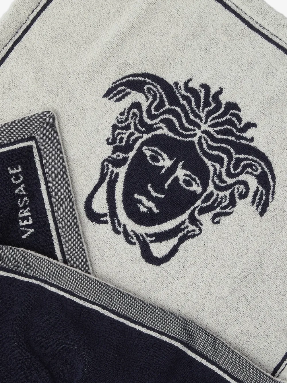 Prosop Versace Home Medusa Head-Motif Bath bleumarin - imagine 3