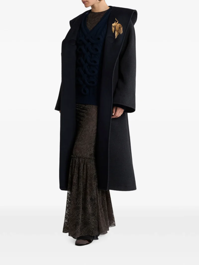 Alternative view of Pulover ETRO Ribbed Wool-Blend bleumarin