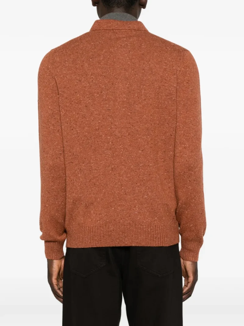 Alternative view of Pulover Gran Sasso Button-Down Polo portocaliu