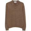 Pulover Gran Sasso Button Fastening maro