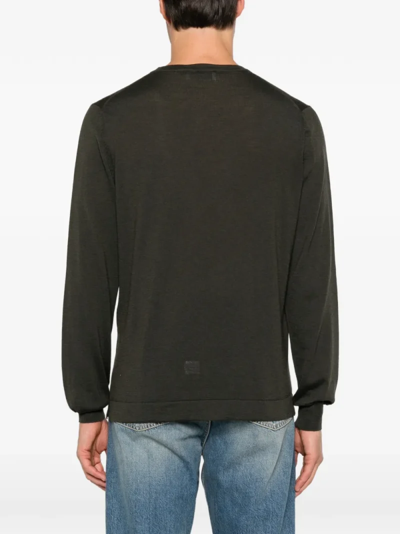 Alternative view of Pulover Gran Sasso Crew-Neck Wool khaki