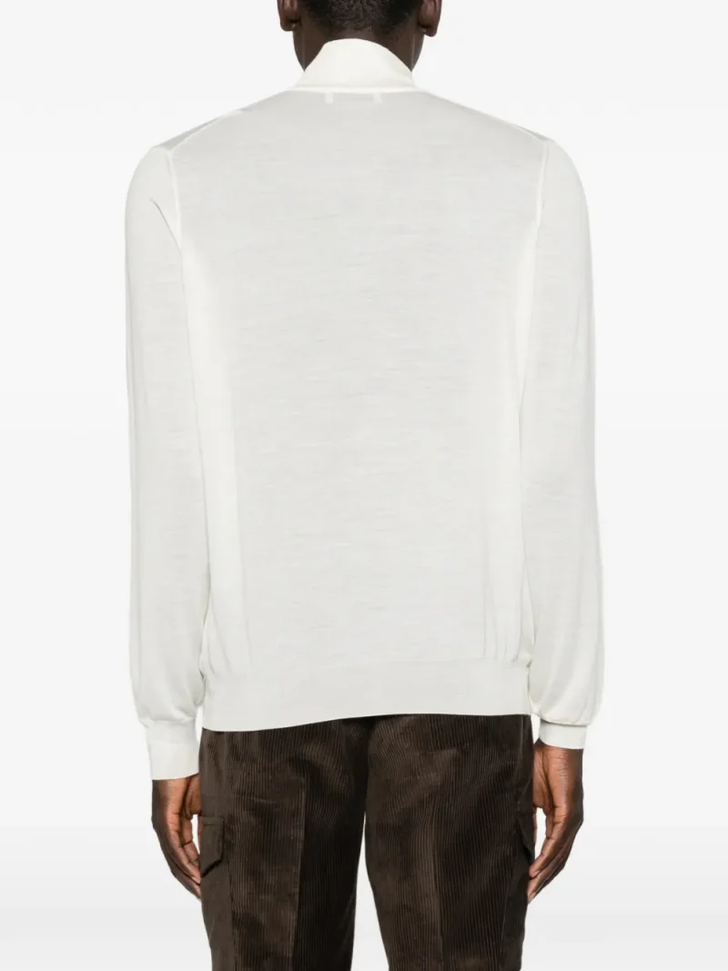 Alternative view of Pulover Gran Sasso Half Zip alb