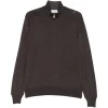 Pulover Gran Sasso Quarter-Zip Wool maro