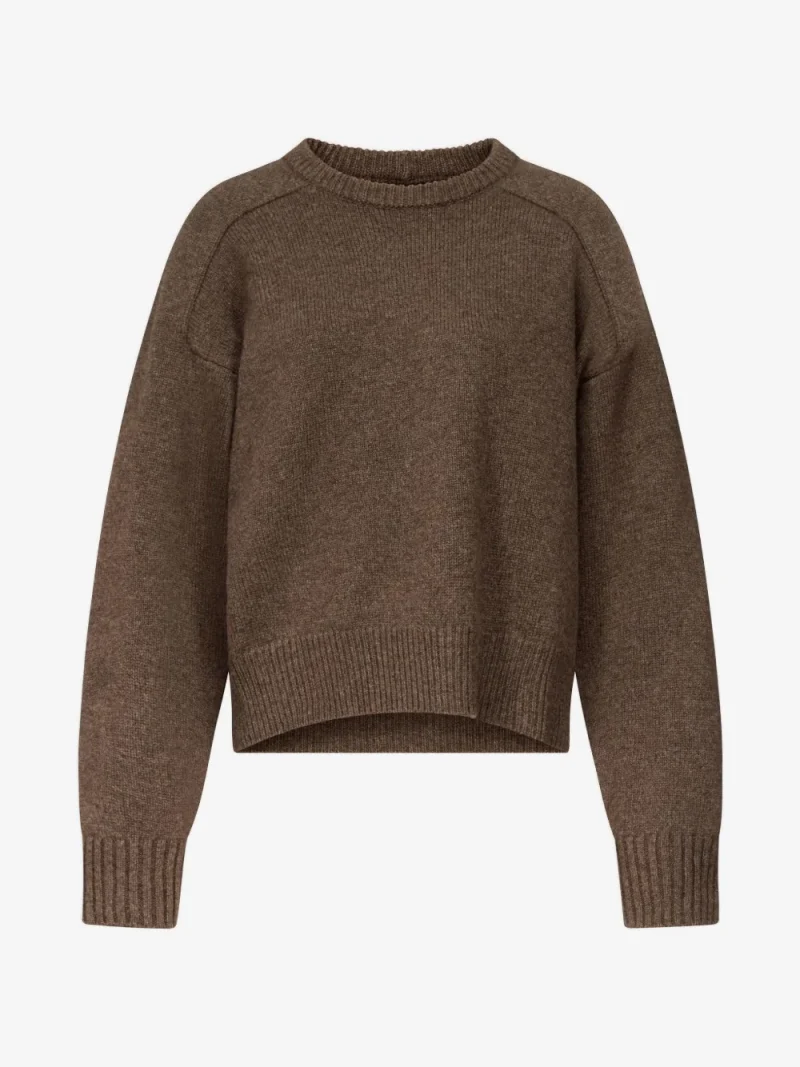 Pulover LouLou de Saison Breha Crew-Neck maro