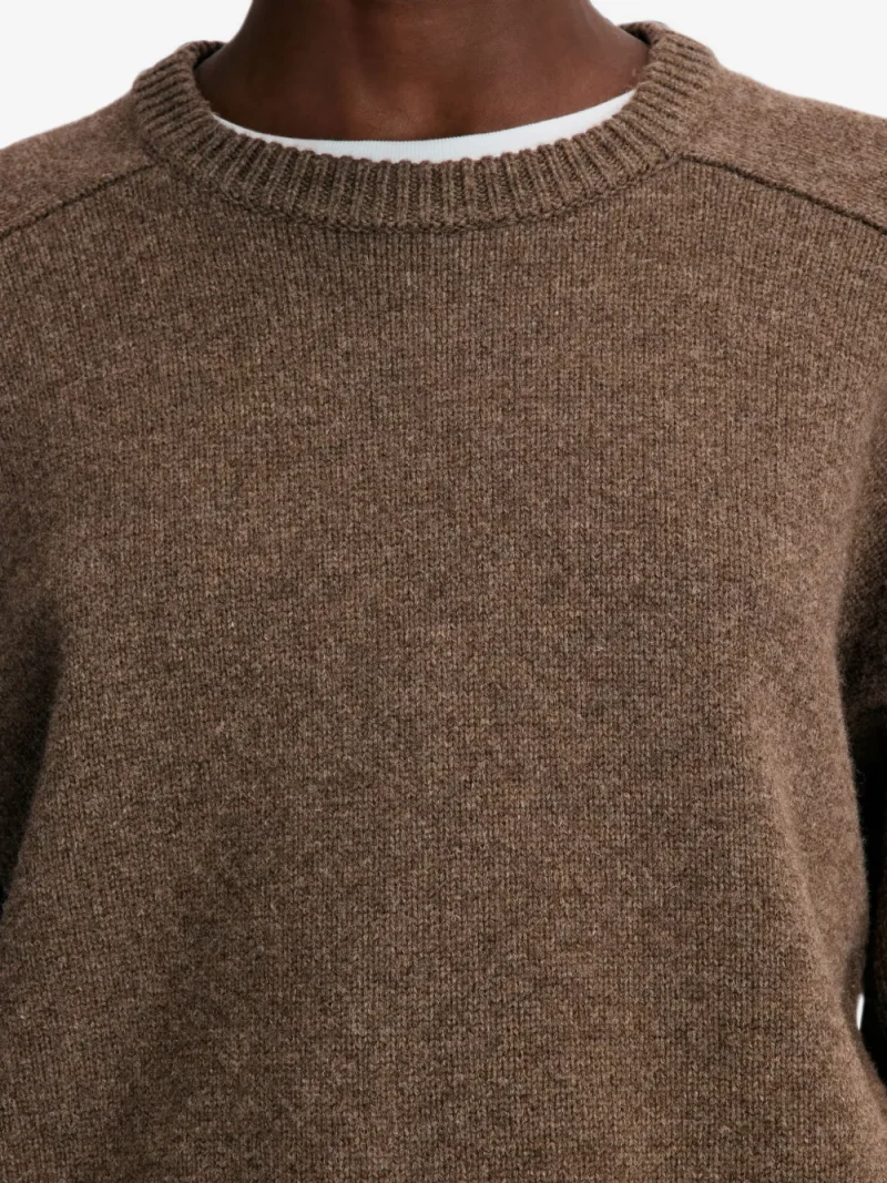 Pulover LouLou de Saison Breha Crew-Neck maro - imagine 5