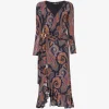 Rochie ETRO Paisley-Print Ruffled multicolor