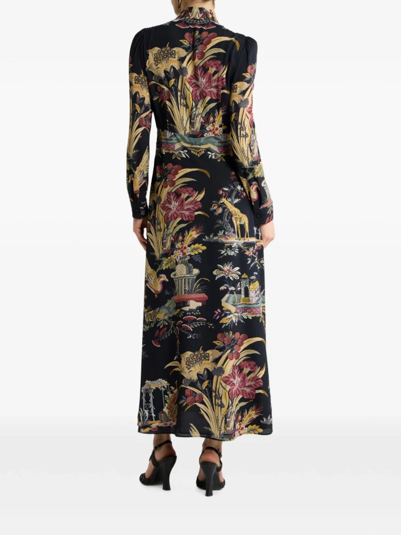 Alternative view of Rochie maxi Etro Silk Printed multicolor