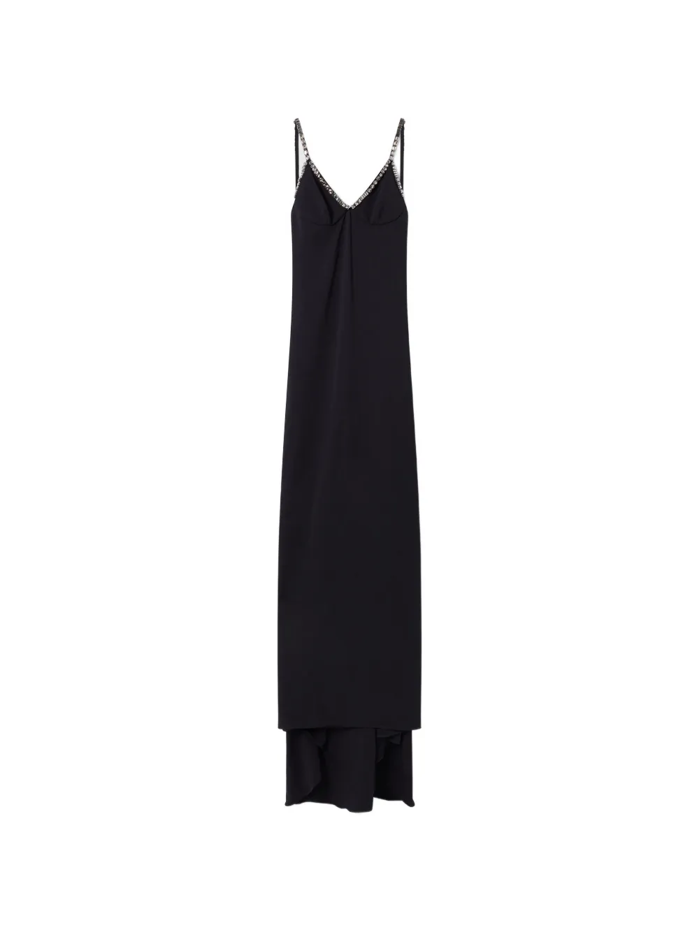 Rochie maxi Stella McCartney Embellished Textured Gown negru