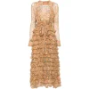 Rochie maxi Zimmermann Ruffled Floral-Print multicolor