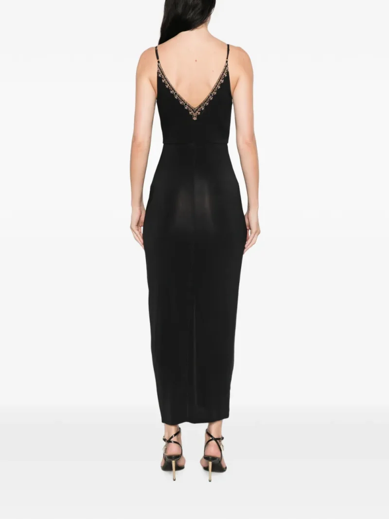 Alternative view of Rochie midi Camilla Leopard Libertine Embellished negru