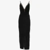 Rochie midi Camilla Leopard Libertine Embellished negru
