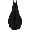 Rochie midi Rohe Open Back Tulip bleumarin