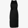 Rochie midi Rohe Twist-Detail Ssleeveless negru